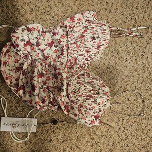 For Love & Lemons Floral Lace Bustier Top – NWT – Size Medium